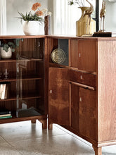 Load image into Gallery viewer, Vintage / Art Deco Style Two-Piece Wall Cabinet