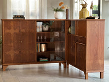 Load image into Gallery viewer, Vintage / Art Deco Style Two-Piece Wall Cabinet