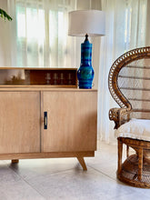 Load image into Gallery viewer, Retro Oak Sideboard with additional Top storage