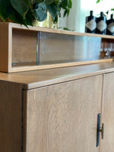 Load image into Gallery viewer, Retro Oak Sideboard with additional Top storage