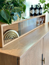 Load image into Gallery viewer, Retro Oak Sideboard with additional Top storage