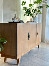 Load image into Gallery viewer, Retro Oak Sideboard with additional Top storage