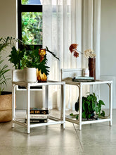 Load image into Gallery viewer, Vintage Pair of Cane Pedestals
