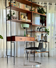 Load image into Gallery viewer, Mid-Century Modular Steel & Wood Modular Unit