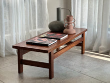 Load image into Gallery viewer, Vintage Coffee Table with Solid Kiaat Base