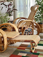 Load image into Gallery viewer, Luxurious Cane Recliner