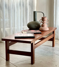 Load image into Gallery viewer, Vintage Coffee Table with Solid Kiaat Base