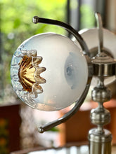 Load image into Gallery viewer, Bold Occasional Table Lamp - Chrome and Murano