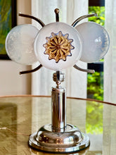 Load image into Gallery viewer, Bold Occasional Table Lamp - Chrome and Murano