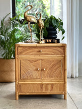 Load image into Gallery viewer, Vintage Wicker Cabinet