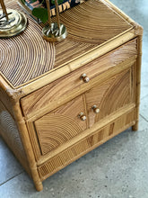 Load image into Gallery viewer, Vintage Wicker Cabinet