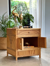 Load image into Gallery viewer, Vintage Wicker Cabinet