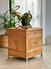Load image into Gallery viewer, Vintage Wicker Cabinet