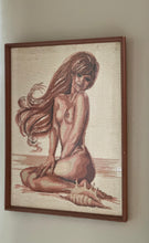Load image into Gallery viewer, Framed Tapestry - Nude on the Beach