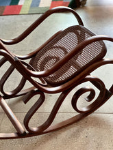 Load image into Gallery viewer, Bentwood Cane Rocking Chair