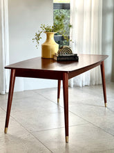 Load image into Gallery viewer, Mid-Century Dining Table with Capped Feet
