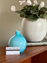 Load image into Gallery viewer, Blue / Turquoise Bulbous Vase