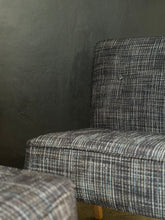 Load image into Gallery viewer, Retro Occasional Chair & Footstool