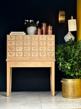 Load image into Gallery viewer, Library Index Cabinet with 24-Drawers