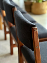 Load image into Gallery viewer, Set of 8 Vintage Dining Chairs