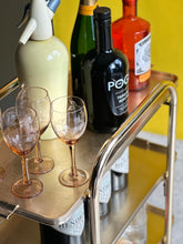 Load image into Gallery viewer, Petite Gilded Three-Tier Trolley
