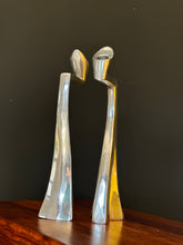 Load image into Gallery viewer, Pair Of Post Modern Matthew Hilton Swan Design Candle Holders