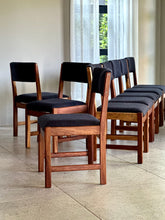 Load image into Gallery viewer, Set of 8 Vintage Dining Chairs
