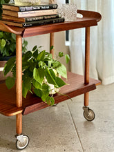 Load image into Gallery viewer, Retro Two-Tier Drinks Trolley