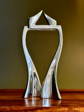 Load image into Gallery viewer, Pair Of Post Modern Matthew Hilton Swan Design Candle Holders
