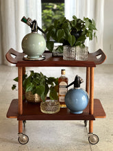 Load image into Gallery viewer, Retro Two-Tier Drinks Trolley
