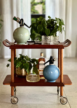 Load image into Gallery viewer, Retro Two-Tier Drinks Trolley