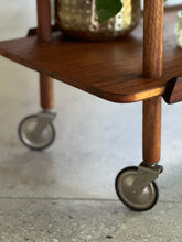 Load image into Gallery viewer, Retro Two-Tier Drinks Trolley