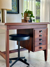 Load image into Gallery viewer, Vintage Solid Wood Desk
