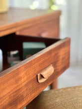 Load image into Gallery viewer, Walnut Dressing Table with Stool