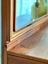 Load image into Gallery viewer, Walnut Dressing Table with Stool