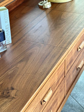 Load image into Gallery viewer, Walnut Dressing Table with Stool