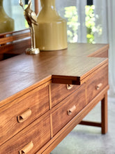 Load image into Gallery viewer, Walnut Dressing Table with Stool