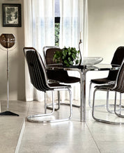 Load image into Gallery viewer, Mid-Century Chromed Dining Set - “Gastone Rinaldi” Style
