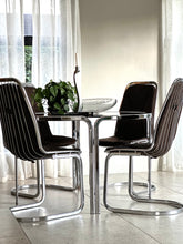 Load image into Gallery viewer, Mid-Century Chromed Dining Set - “Gastone Rinaldi” Style