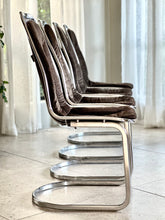 Load image into Gallery viewer, Mid-Century Chromed Dining Set - “Gastone Rinaldi” Style