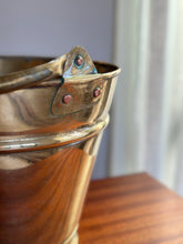 Load image into Gallery viewer, Vintage Brass Bucket/Planter