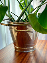 Load image into Gallery viewer, Vintage Brass Bucket/Planter