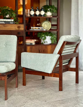 Load image into Gallery viewer, "Moduline" Imbuia Lounge Suite