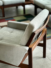 Load image into Gallery viewer, "Moduline" Imbuia Lounge Suite