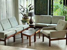 Load image into Gallery viewer, "Moduline" Imbuia Lounge Suite