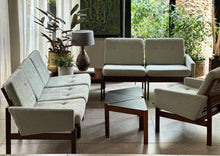 Load image into Gallery viewer, "Moduline" Imbuia Lounge Suite