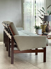 Load image into Gallery viewer, "Moduline" Imbuia Lounge Suite