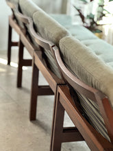 Load image into Gallery viewer, "Moduline" Imbuia Lounge Suite