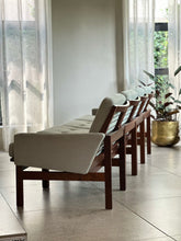 Load image into Gallery viewer, "Moduline" Imbuia Lounge Suite