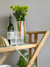 Load image into Gallery viewer, Vintage Beechwood Two Tier, Foldable Bar Cart